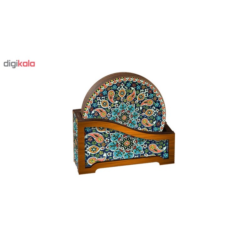 زیر لیوانی لوکسینو مدل ZLC 1484 بسته 6 عددیجدید