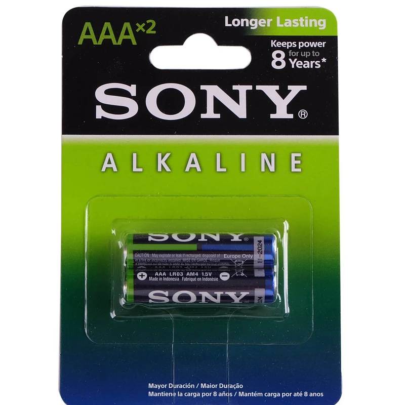 باتری نیم قلمی سونی مدل Alkaline بسته 2 عددیجدید