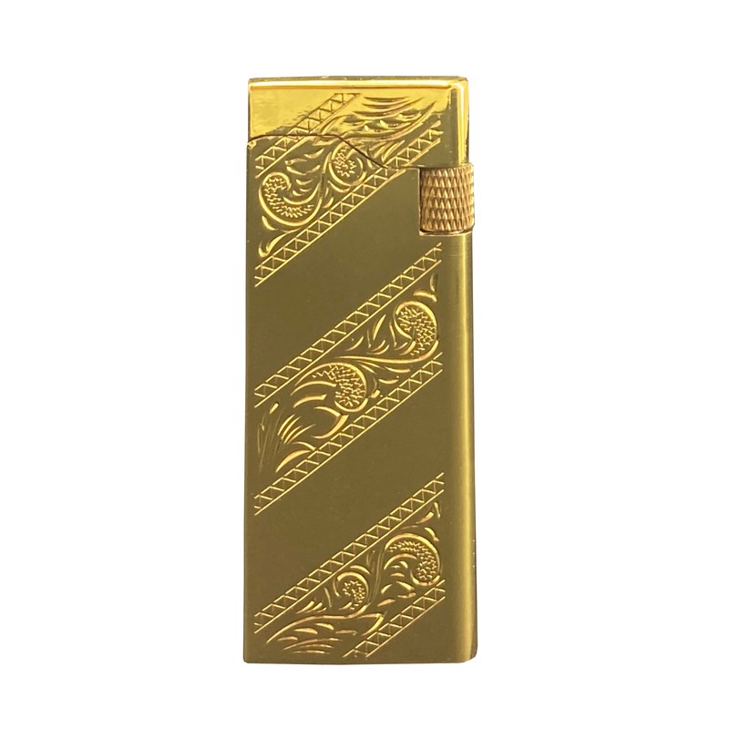فندک گازی مدل چرخ بغل باریک طرح اسلیمی کد DKD-1305 مدل 1