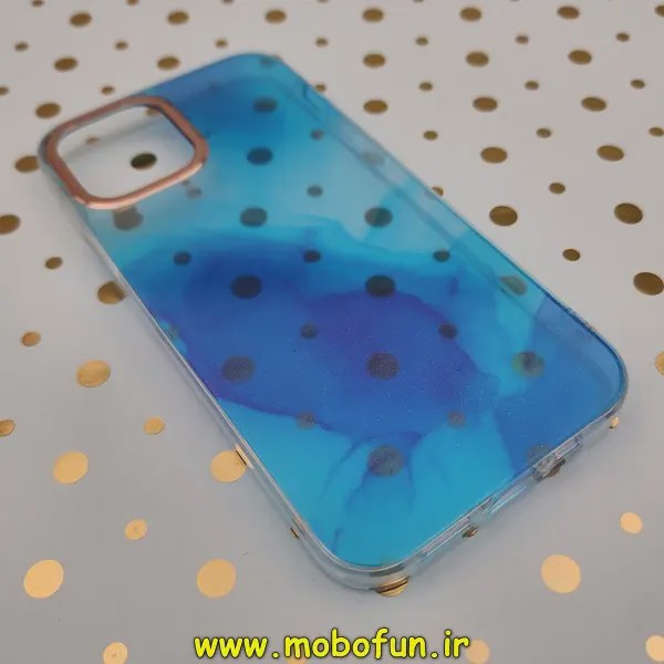 قاب گوشی iPhone 12 - iPhone 12 Pro آیفون آبرنگی اکلیلی طلقی شیشه ای اورجینال DIKEX شفاف کد 686