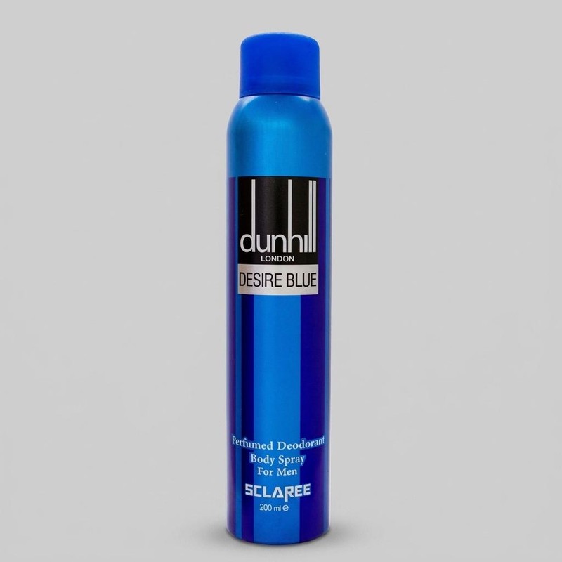 اسپری بدن مردانه اسکلاره مدل Dunhill Desire Blue حجم 200 میلی لیتر