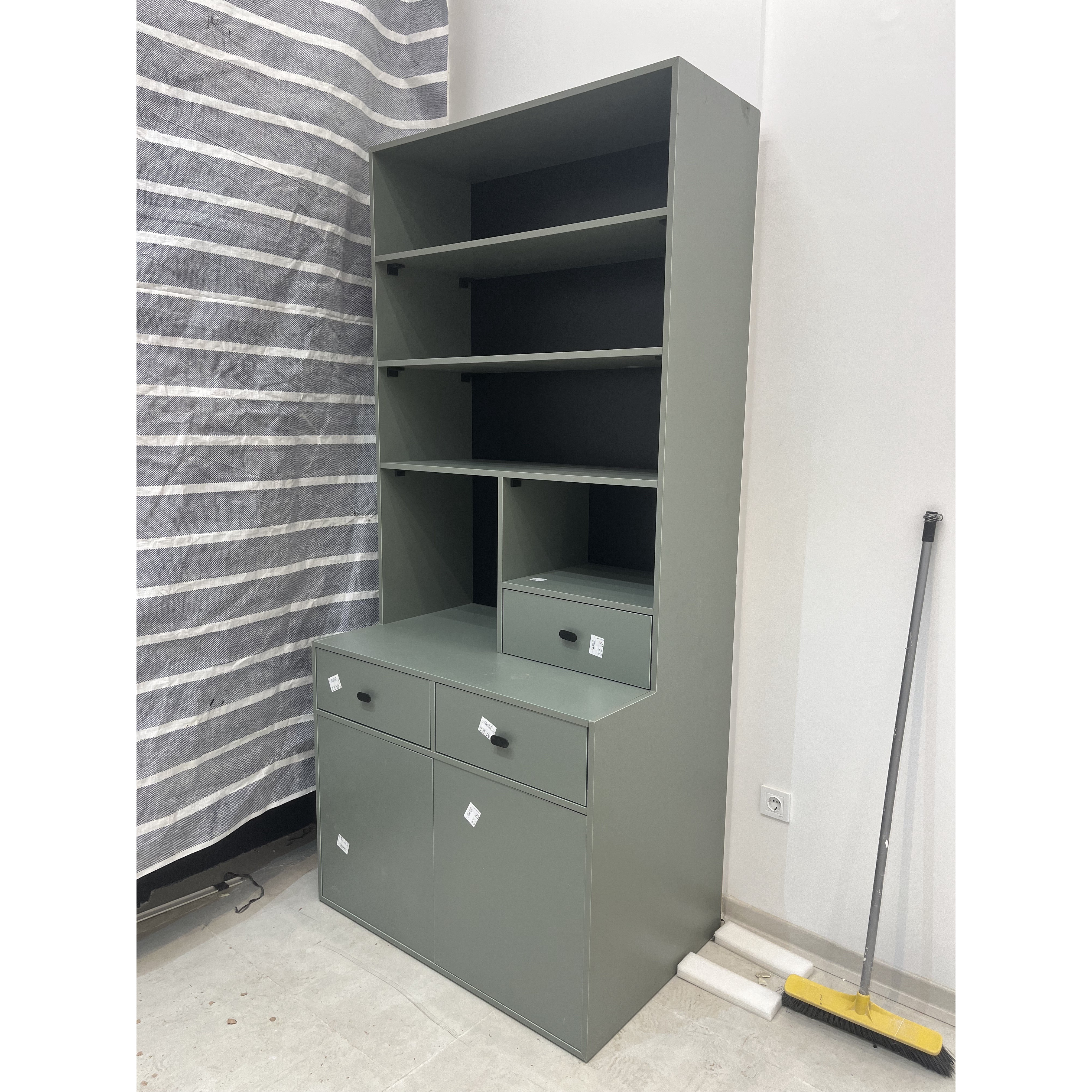 شلف کتابخانه مخصوص کتاب و فایل جنس MDFجدید