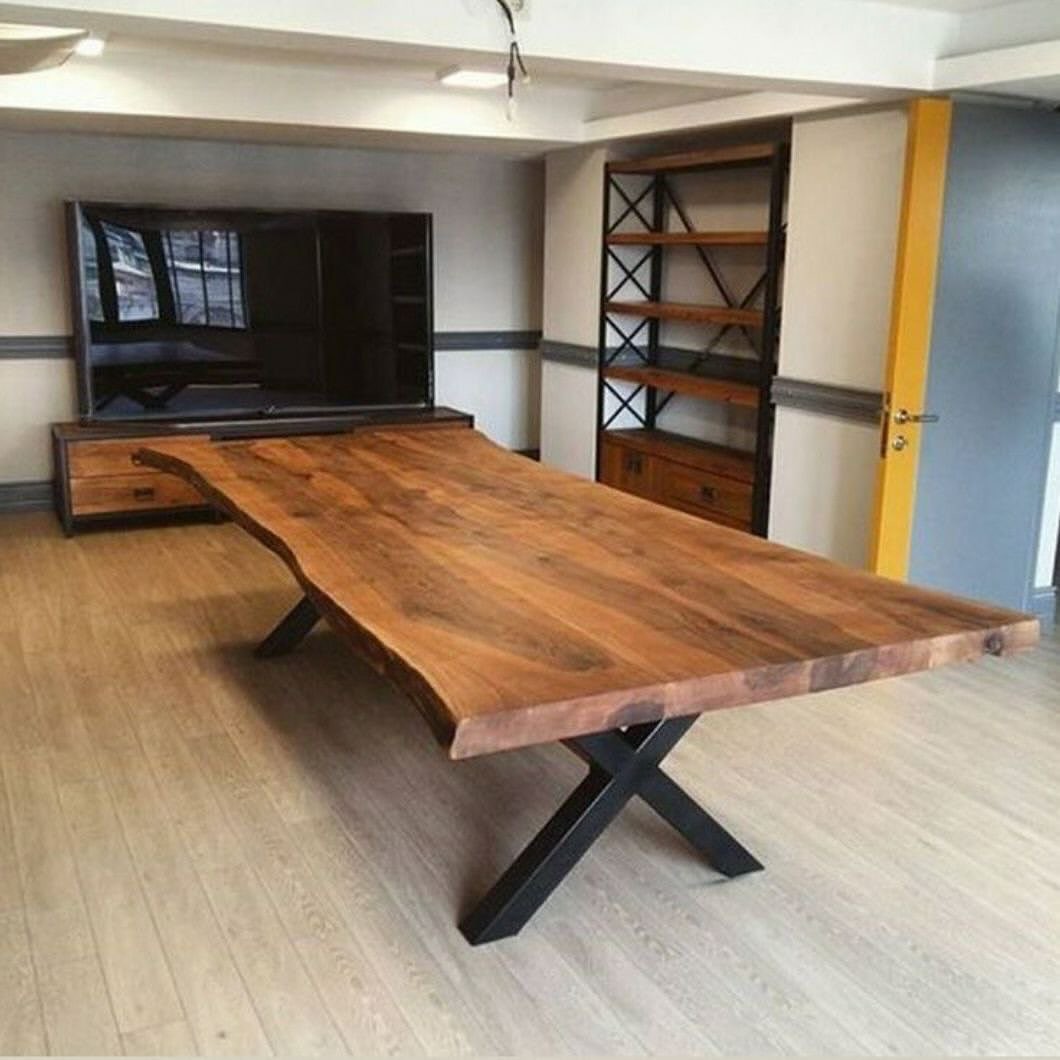 میزکنفرانس پایه X صفحه چوبجدید
