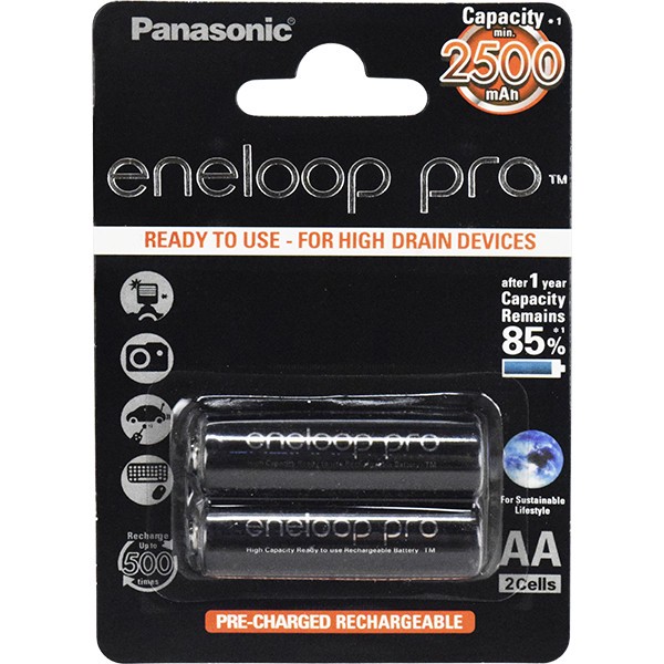 باتری قلمی قابل شارژ پاناسونیک مدل eneloop pro 340جدید