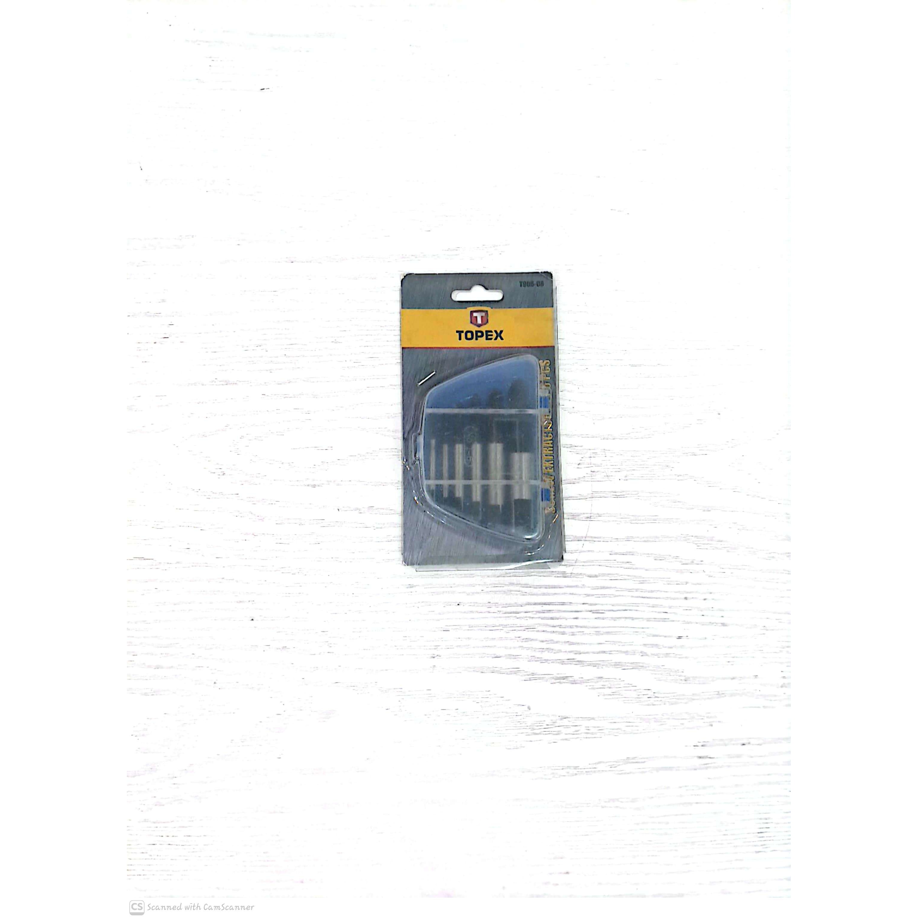 مته قلاویز چپ گرد تاپکس مدل T906-06 مجموعه 6 عددیجدید