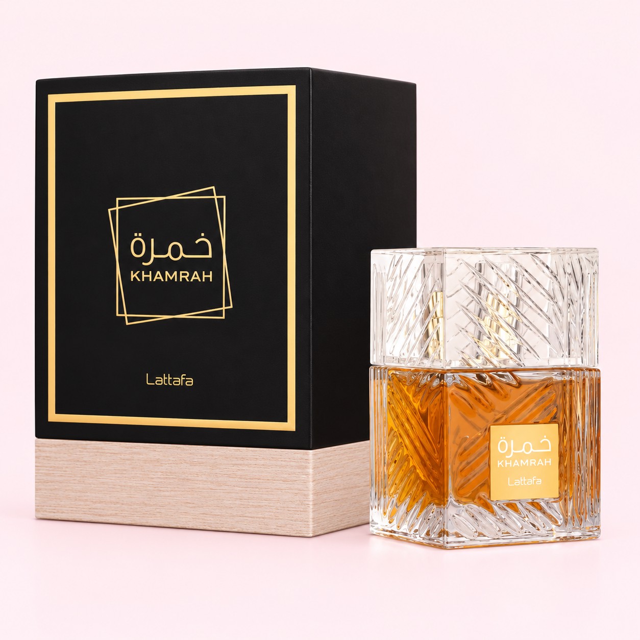 عطر خمره مردانه مشکی از برند لطافه