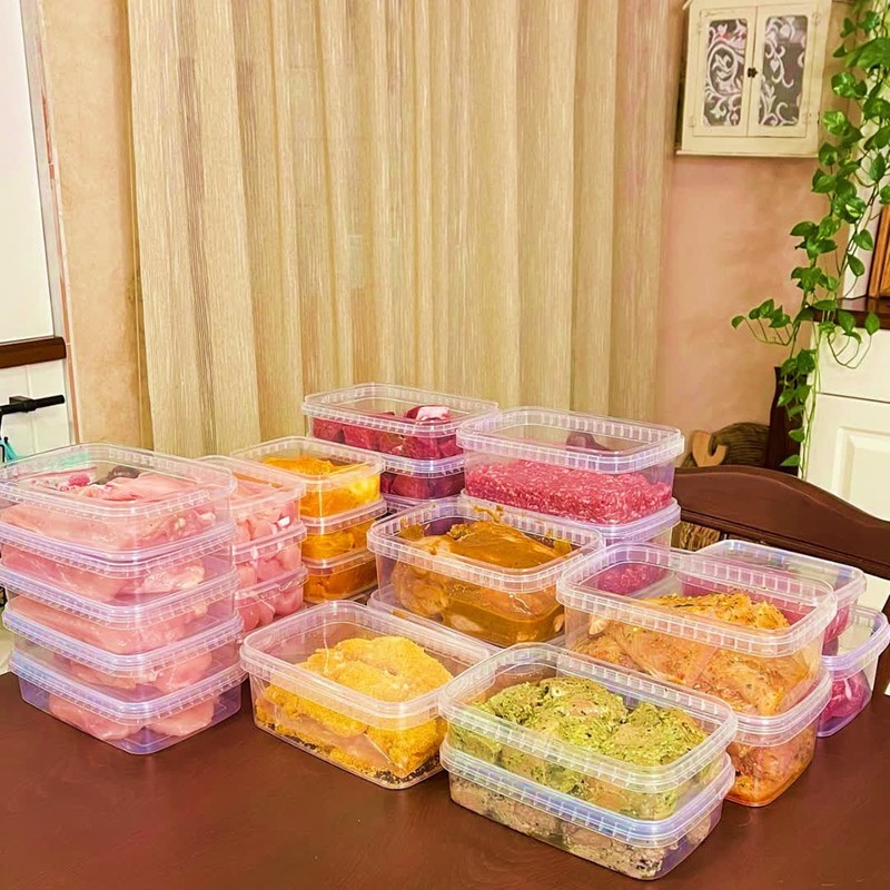 ظرف نگهدارنده مدل 1200cc بسته 6 عددی
