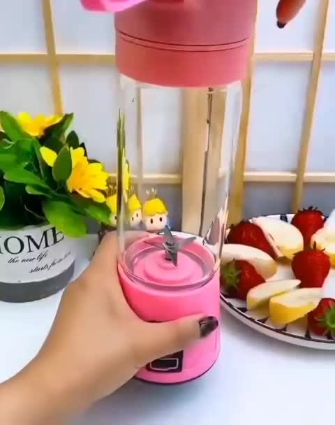 شیکرومخلوط کن شارژی 380میلی لیتری usbخور