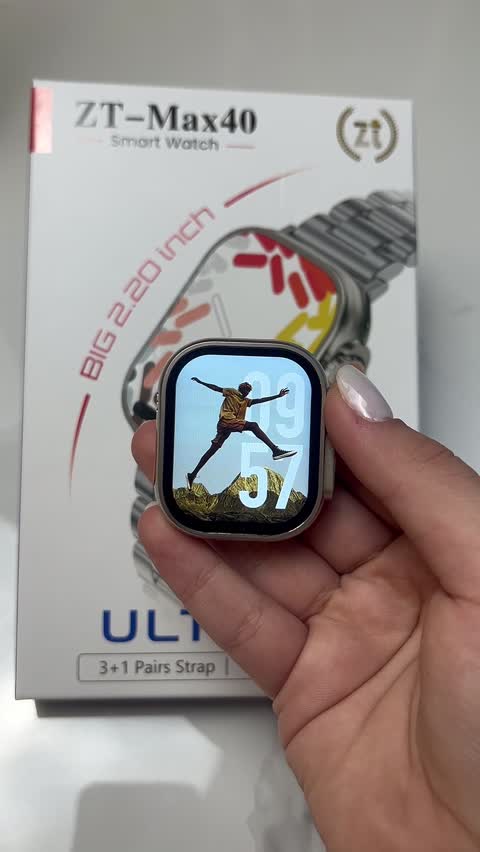 ساعت هوشمند ZT Max40 Ultra 2 پک کامل 3 بند با شارژر وایرلس