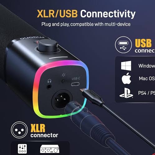میکروفن داینامیک Maono مدل PD100Xجدید