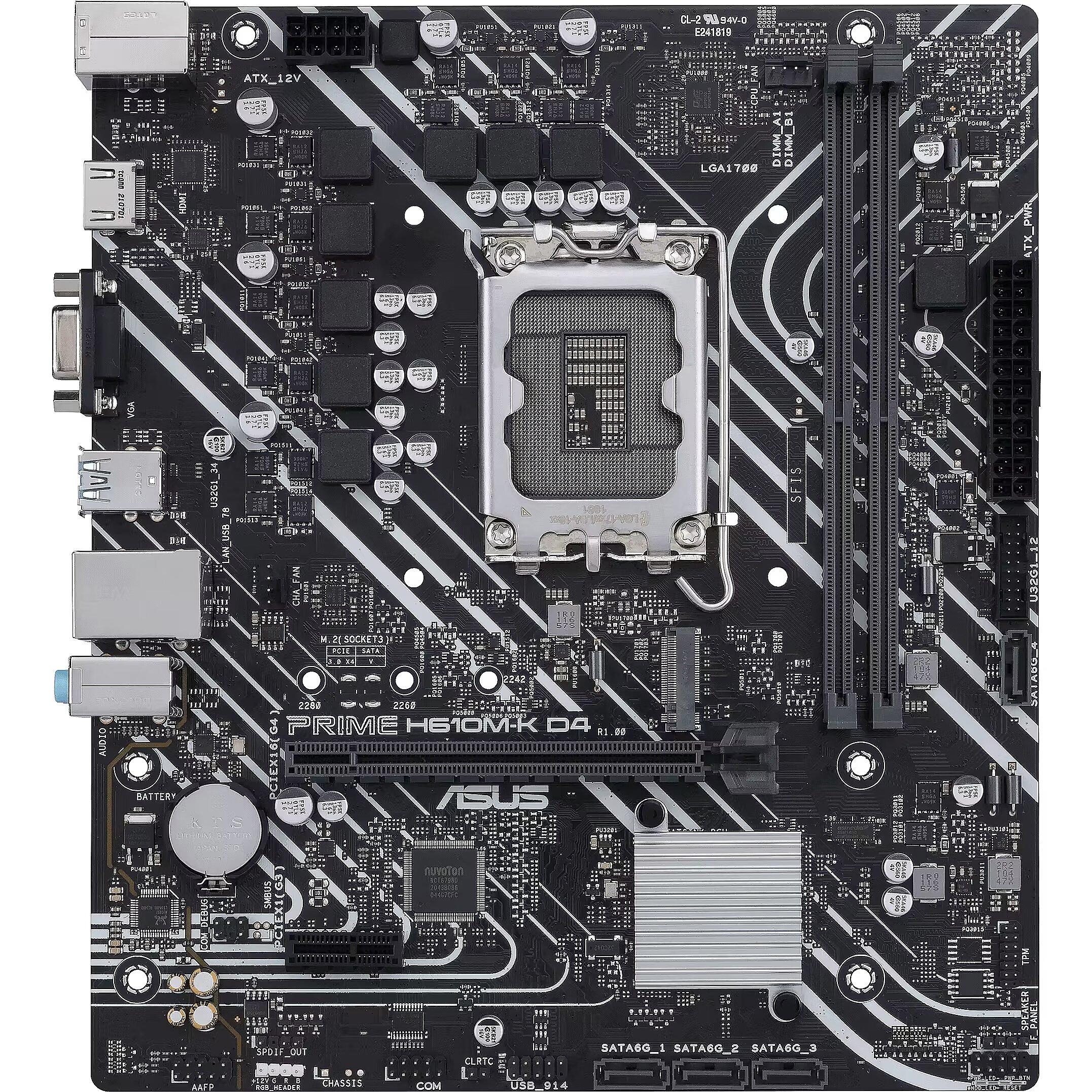 مادربرد ایسوس مدل ASUS PRIME H610M-K DDR4جدید