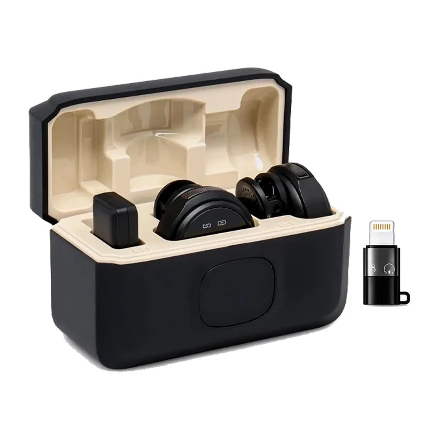 میکروفون بیسیم یقهای مدل Wireless Lavalier Microphone SH20 ( مناسب تولید محتوا ، بلاگری ، تبلیغات و ...) جدید