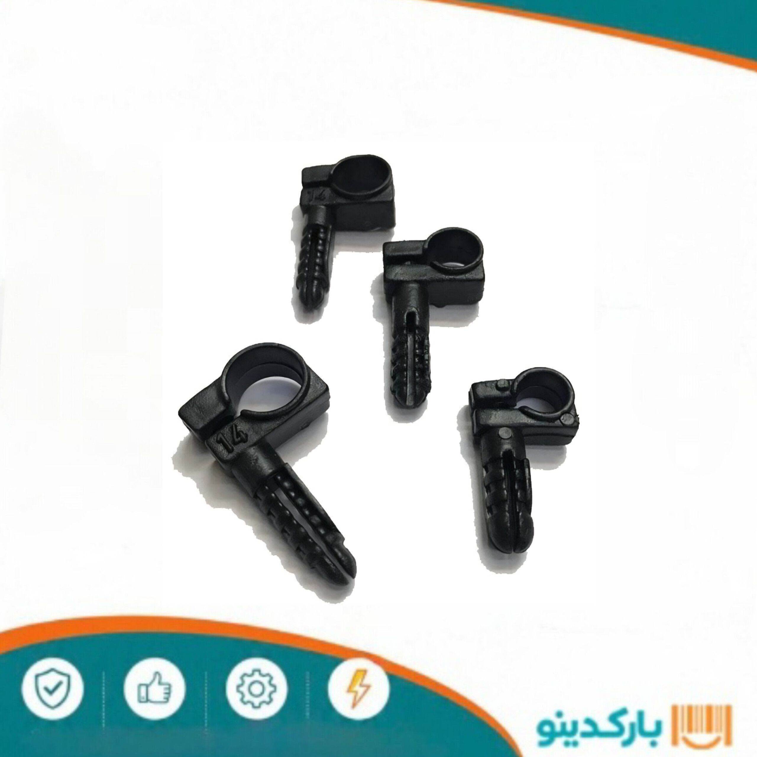 بست کابل رولپلاک دار یکطرفه 9