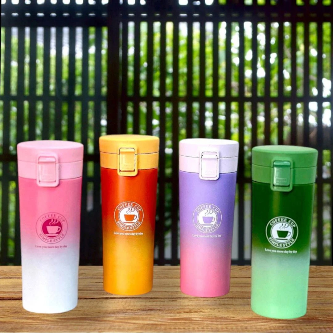 تراول ماگ 350ml قفل دار طرح پاستیلیجدید