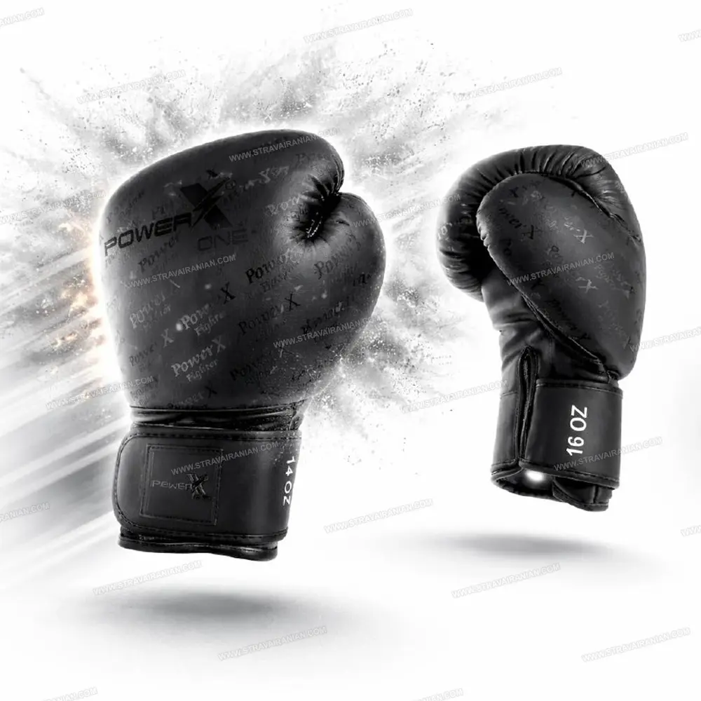 دستکش چرمی بوکس اورجینال پاور ایکس مدل oz14,16
