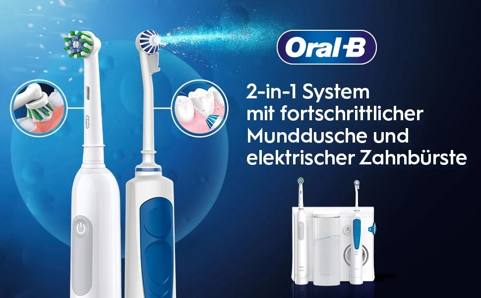 مسواک برقی و واترجت اورال بی Oral-B OxyJet 3000 ساخت آلمانجدید