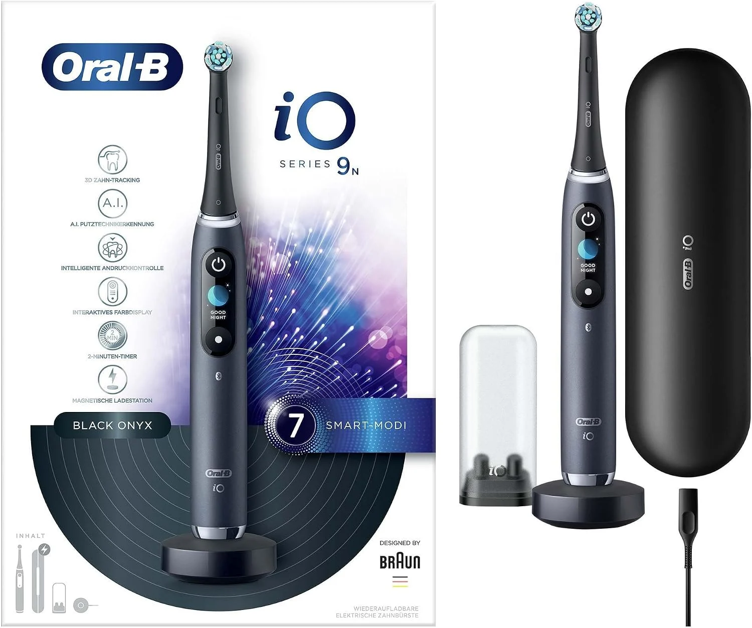 مسواک برقی اورال بی مدل iO Series 9N Black Onyxجدید