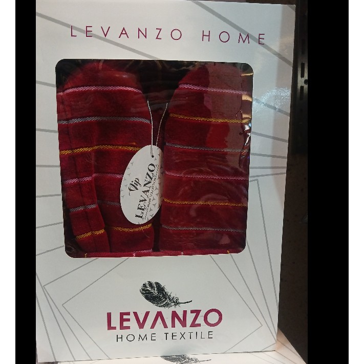 حوله تن پوش LEVANZO سایز125 دورو نخ پنبهجدید