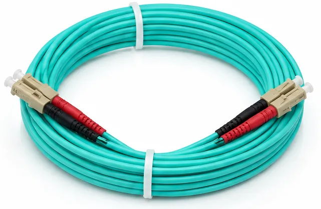 پچ کورد فیبر نوری مالتی مود 1 متری دابلکس LC-LC/upc-OM3,3mm