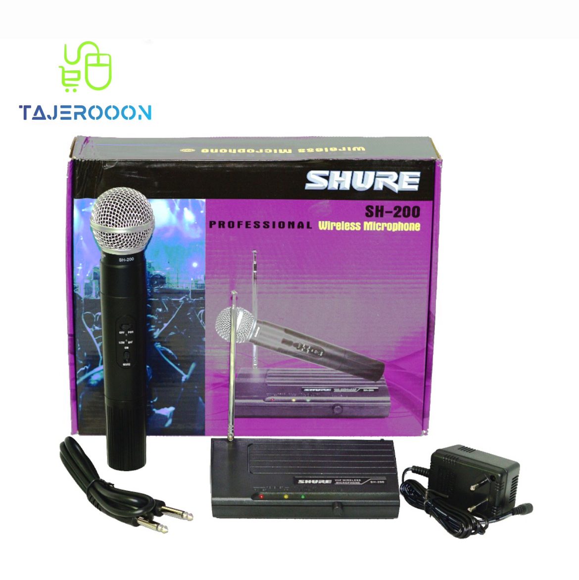 میکروفون SHURE شور SH-200 بیسیمجدید