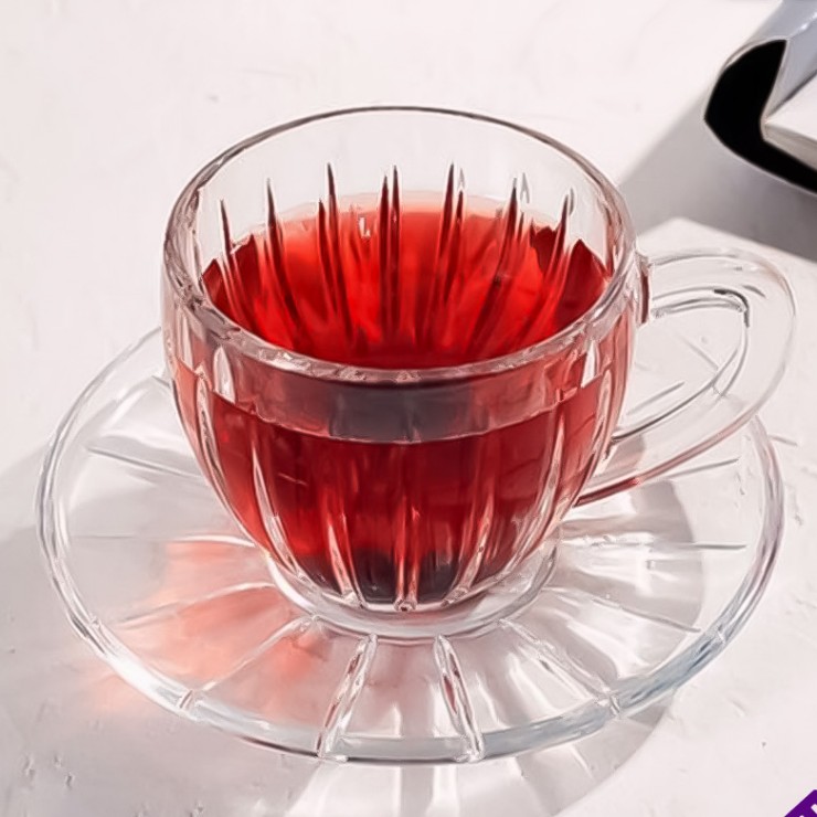 فنجان و نعلبکی سلنا بلور کاوه کادویی