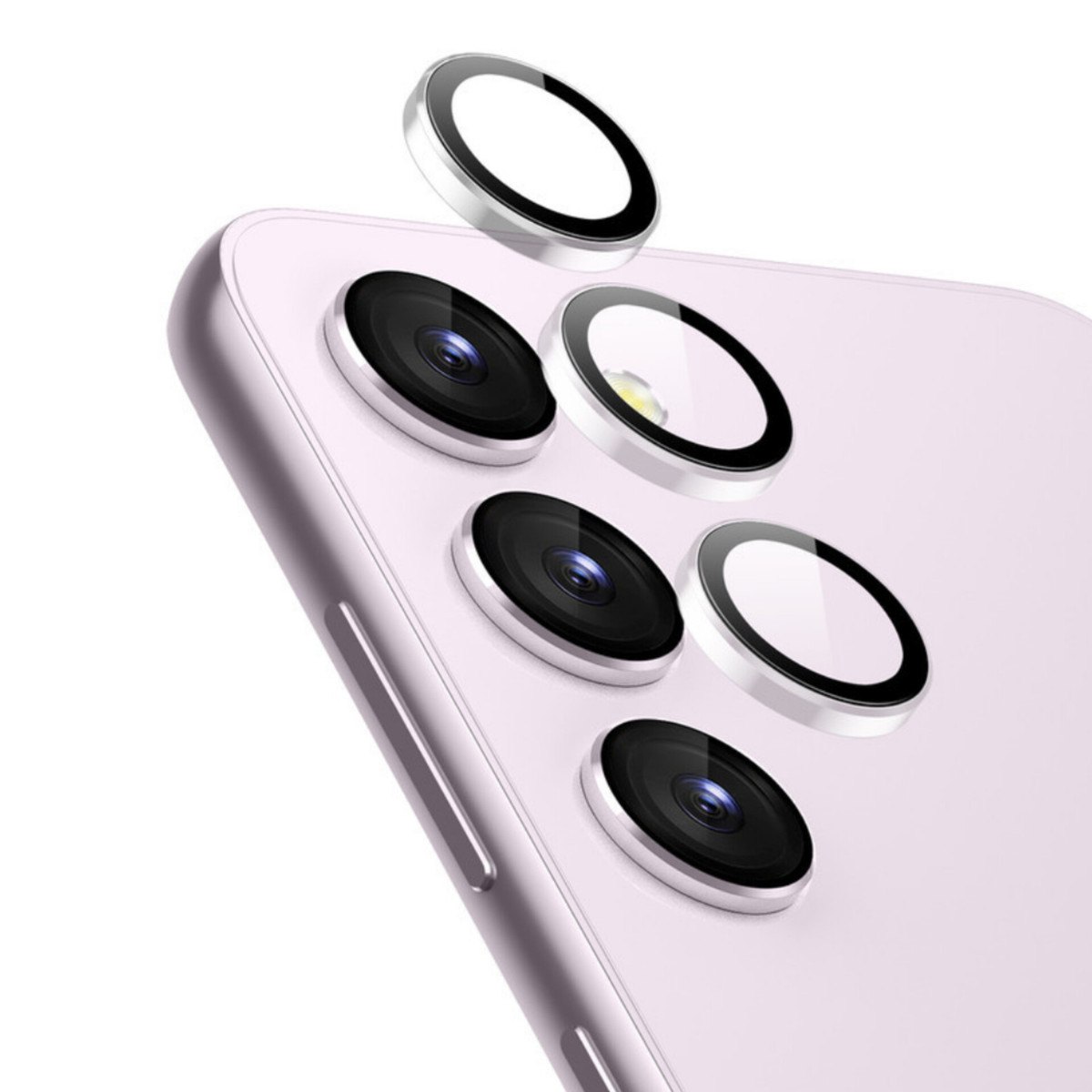 محافظ لنز دوربین فلزی مدل LENS FILM مناسب برای گوشی موبایل Galaxy A54