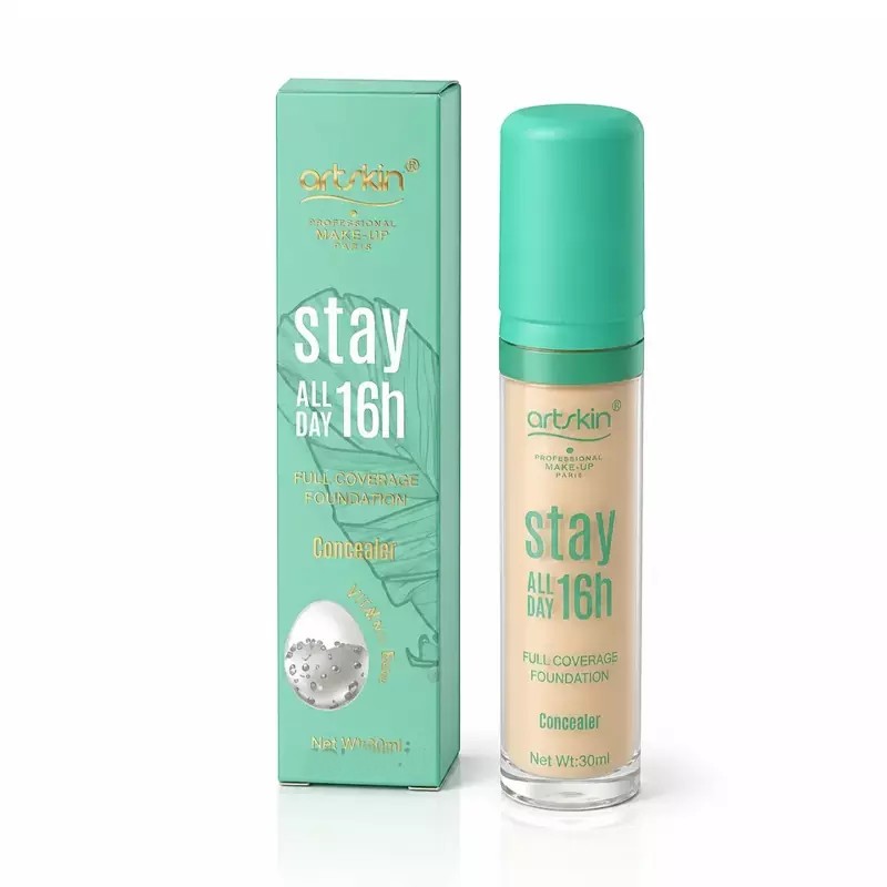 کانسیلر سبز آرت اسکین (Art Skin) مدل Breathable Stay All Day 16H | کانسیلر مایع فول کاور با 3 شماره رنگ