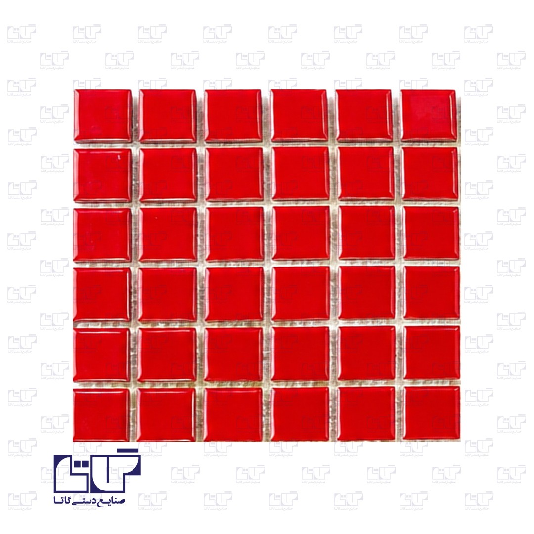 کاشی سرامیک استخری درجه یک رنگ قرمز (1)