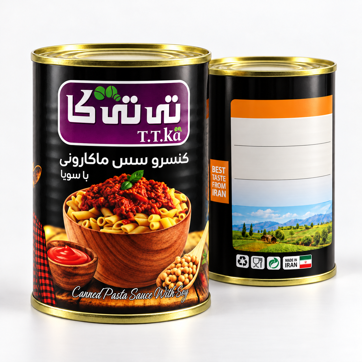 کنسرو مایه ماکارونی تی تی کا 12عددی