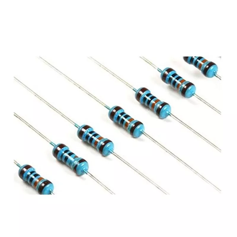 مقاومت 10 کیلو اهم 1/4 وات 1% فیلم فلزی 0.25W بسته 10 عددی