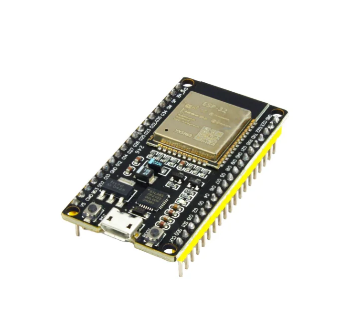 برد توسعه ESP32-WROOM-32 دارای بلوتوث، وای فای داخلی و مبدل CP2102 (38 پایه)