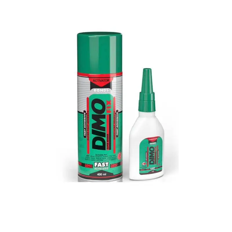 چسب 123 دیمو سبز 400 میلیلیتر | چسب فوری با اسپری فعالکننده Dimo fix