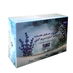 پک 3 عددی صابون دست و صورت دانه کاج و مریم گلی