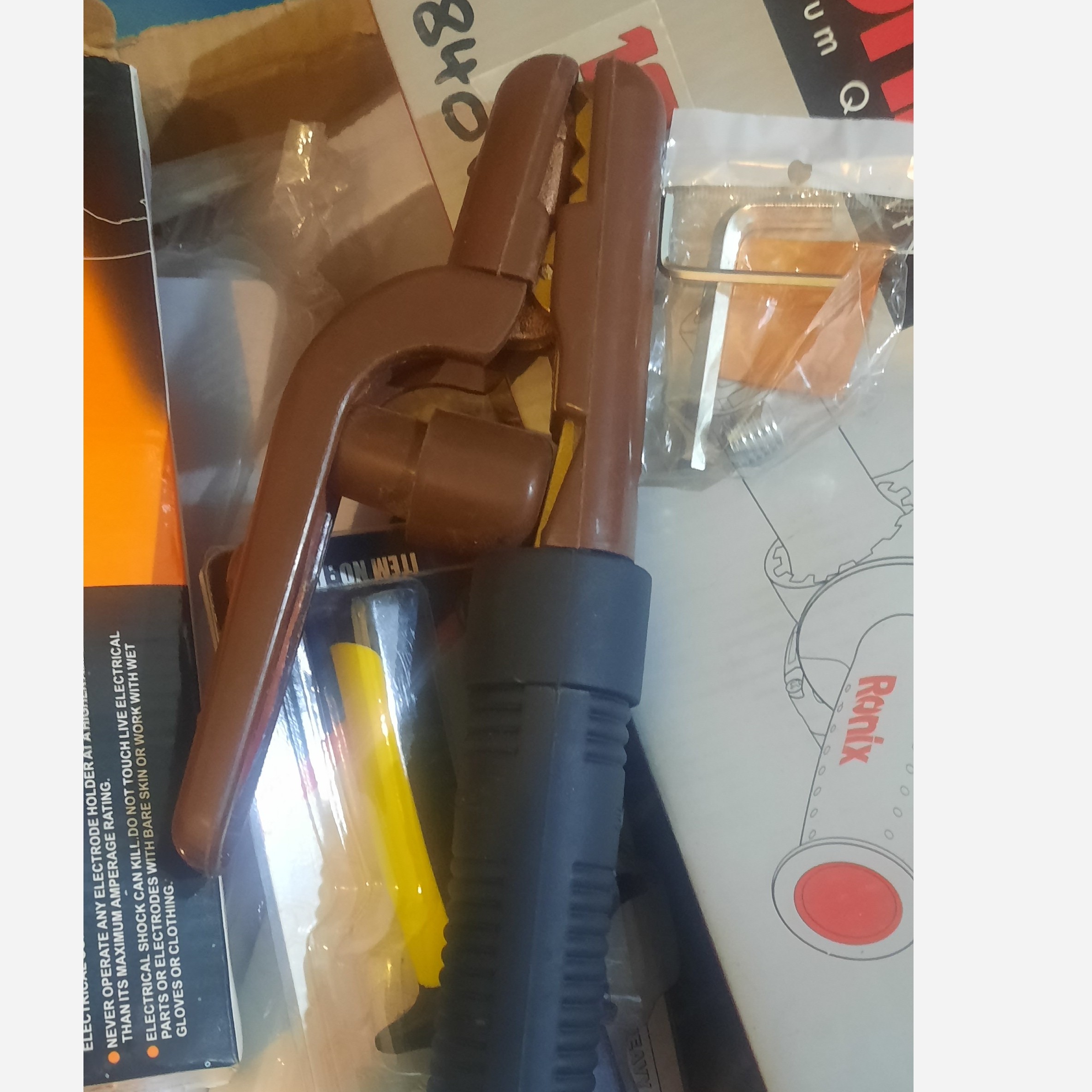 انبر جوش صنعتی 300 آمپر آیرون مکس مدل IM-EH-300جدید