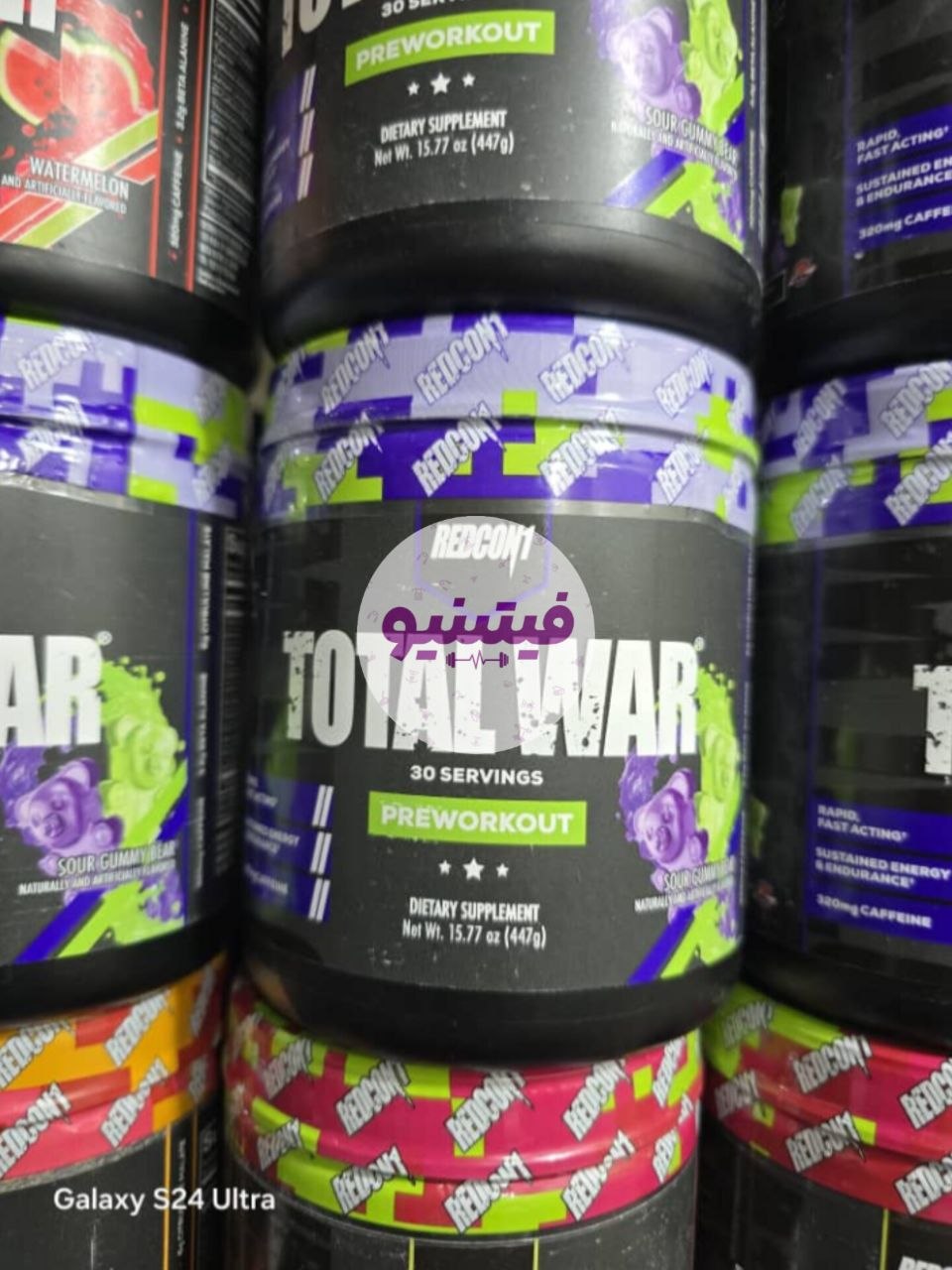 پریورکاوت توتال وار ردکان وان (Redcon1 Total War Pre-Workout) 300 گرمجدید