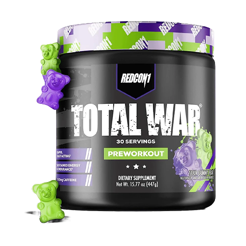 پریورکاوت توتال وار ردکان وان (Redcon1 Total War Pre-Workout) 300 گرمجدید