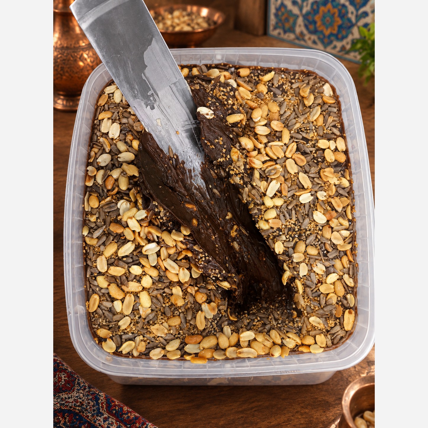 معجون چند مغز ارده و شکلات (400گرم)