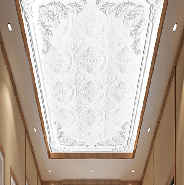 پوستر سقفی گچبری سه بعدی کد ft00287