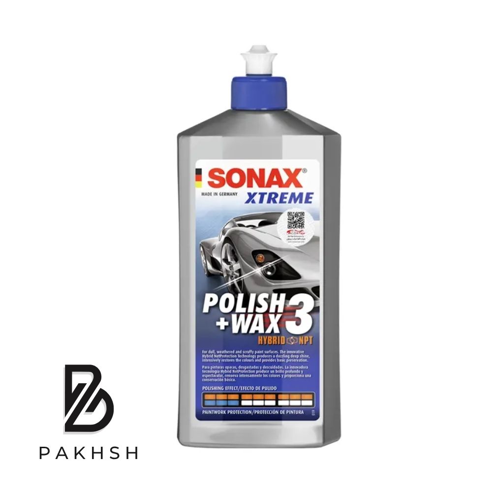 پولیش و واکس براقکننده سوناکس سری اکستریم Hybrid NPT (Sonax Xtreme Polish & Wax)