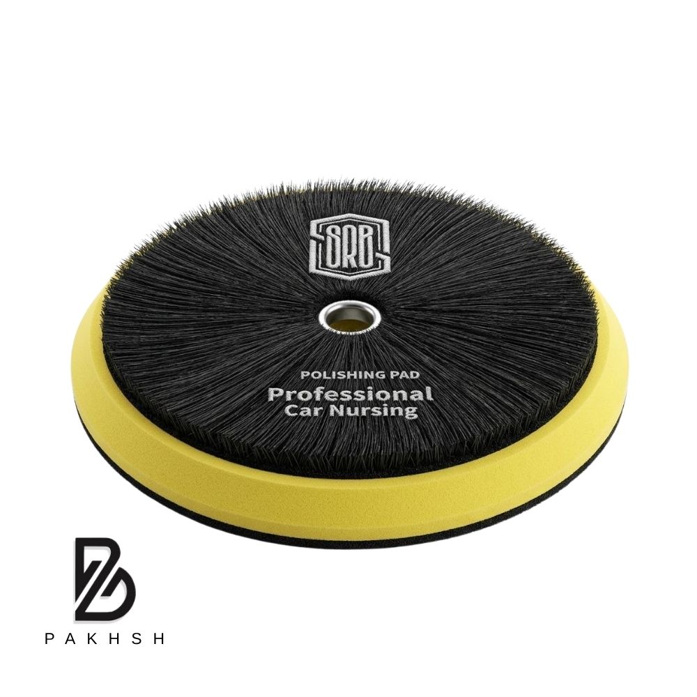 پد پولیش متوسط زرد 5 اینچی سورین بو مدل T6002B | Surainbow DA Medium Cut Polishing Pad