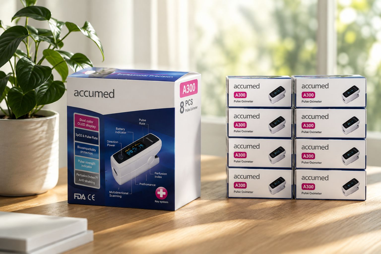 پالس اکسیمتر مدل A300 اکیومد accumed