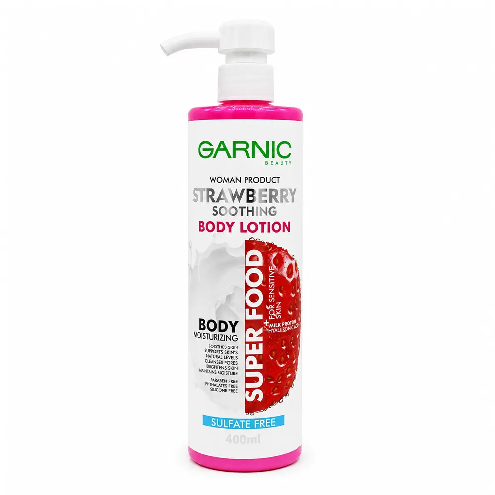 لوسیون بدن گارنیک توت فرنگی 400 میل GARNIC
