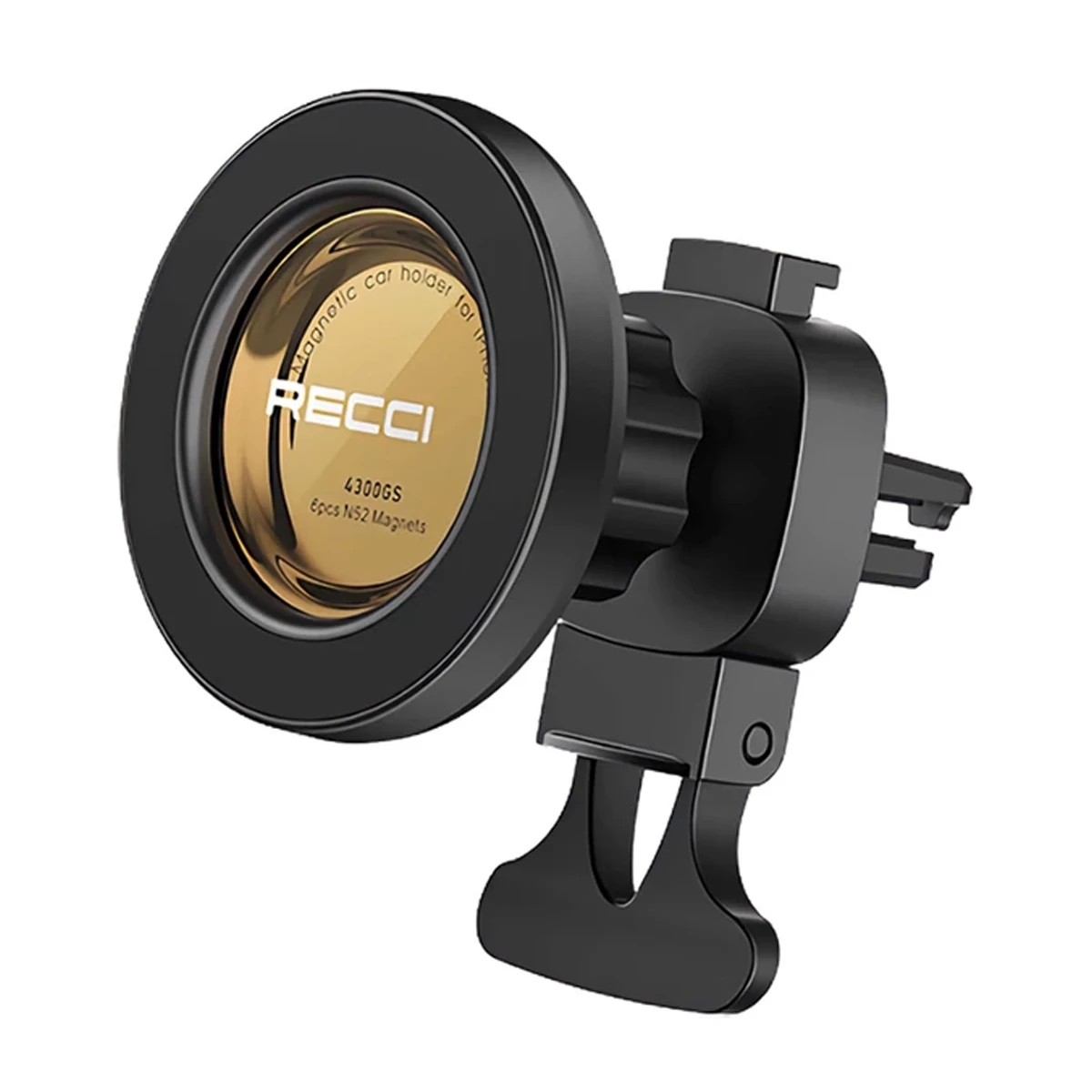 هولدر خودرو RECCI RHO-C37 با جنس آلیاژ آلومینیوم، شیشه آکریلیک و ABS