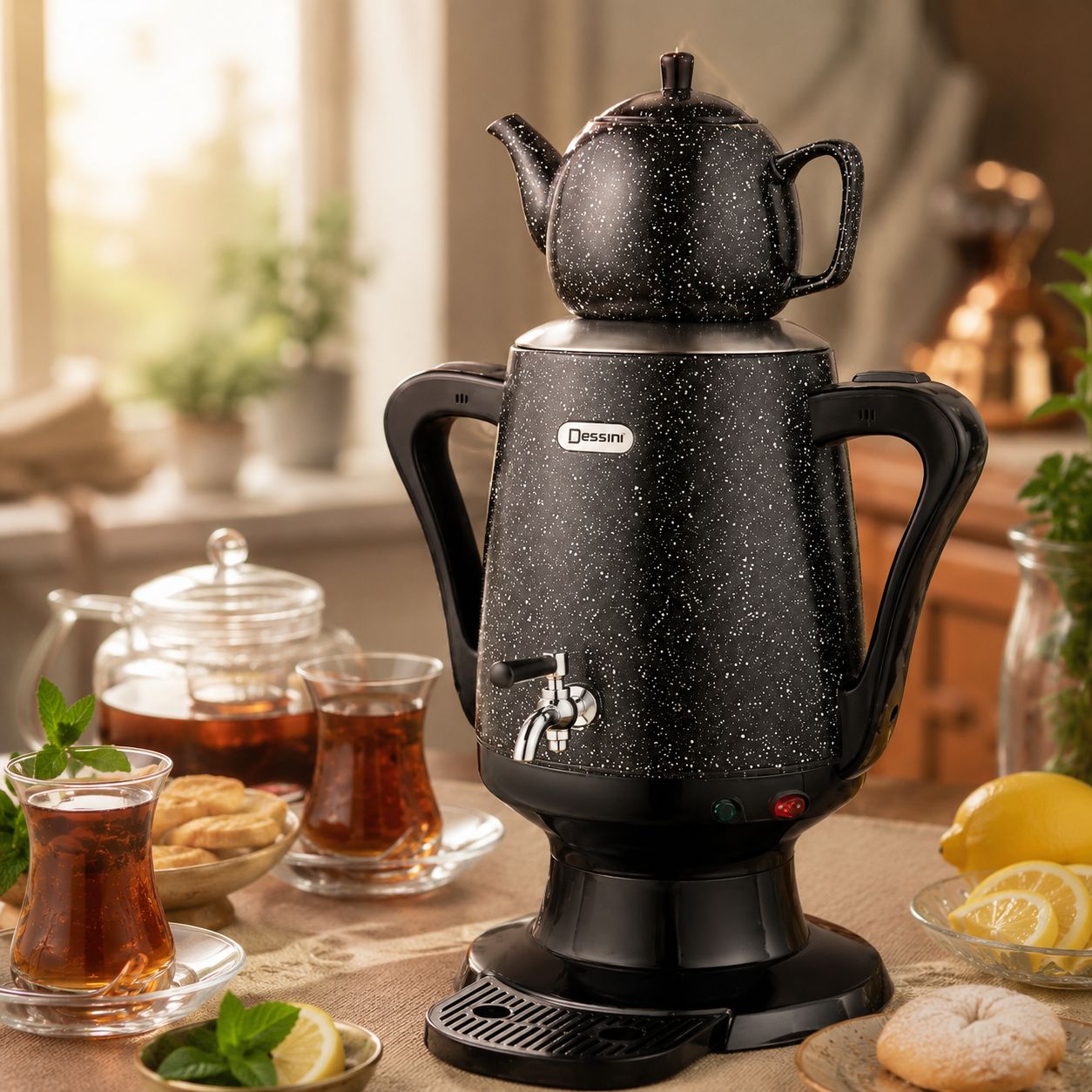 سماور برقی دسینی Dessini مدل DS-2388A ظرفیت 4 لیتر