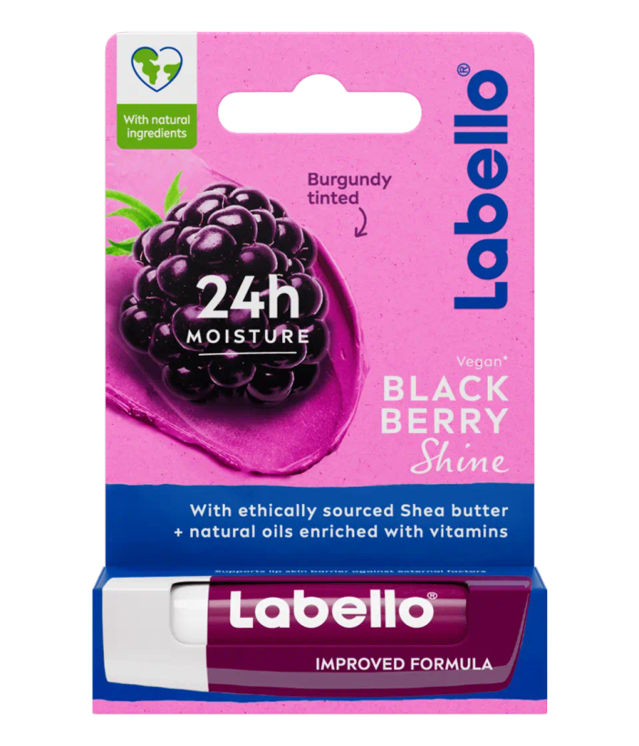 بالم لب لابلو LABELLO مدل BLACK BERRY SHINE حجم 4.8g