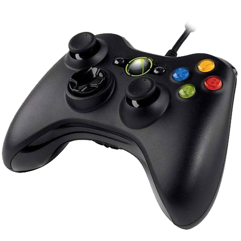 دسته بازی تک شوک دار برای PC طرح XBox 360 رابط کابل USB