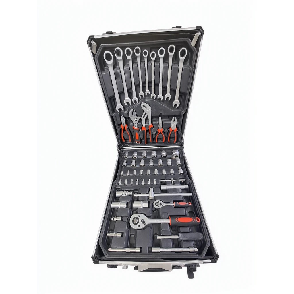 ست جعبه ابزار کامل 399 پارچه TOOLSET چمدانیجدید
