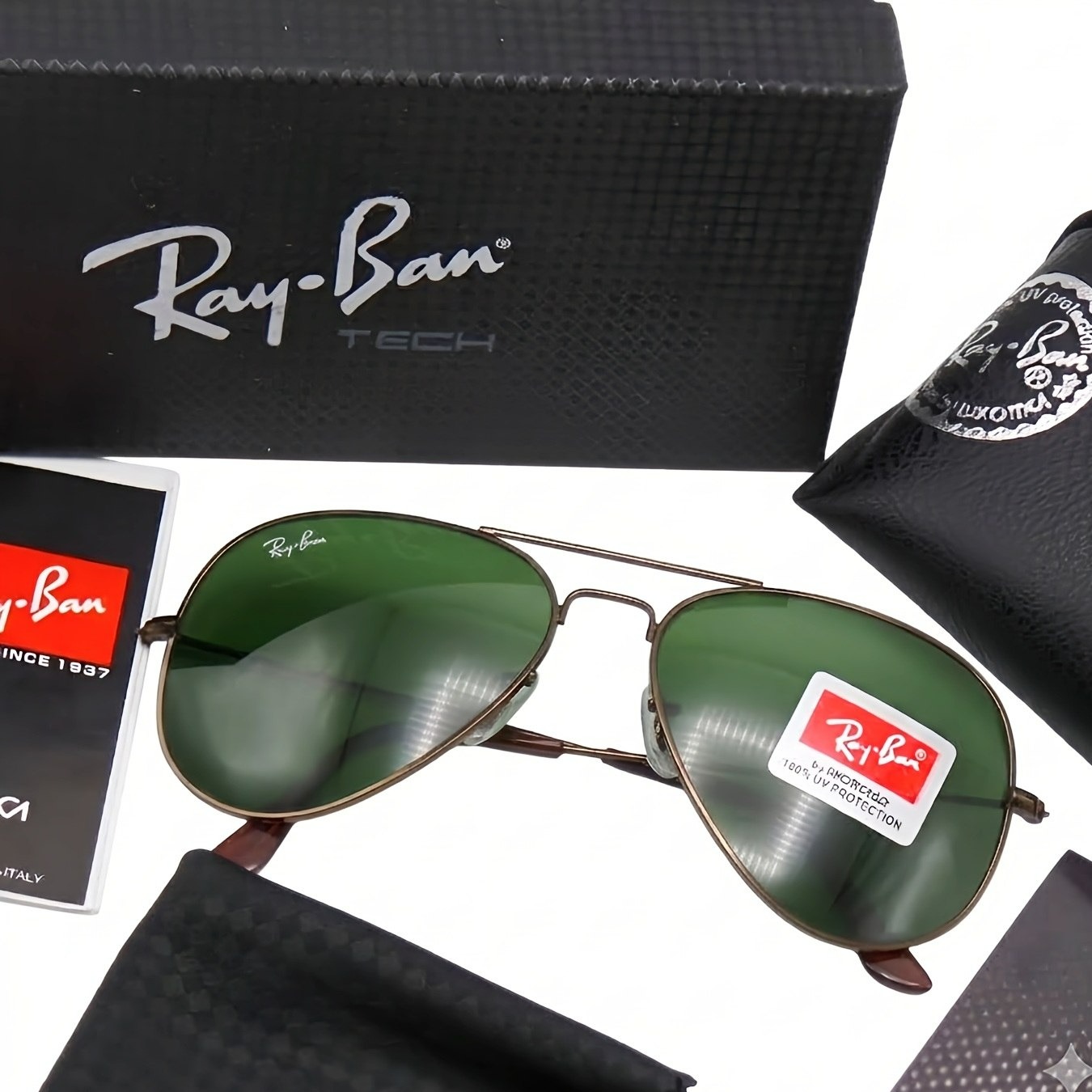 عینک آفتابی خلبانی مردانه زنانه ریبن مدل RB3026 RAYBANجدید