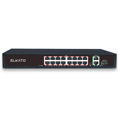 سوئیچ الکاتو 16 پورت مدل EL-1SB1621GP-250W