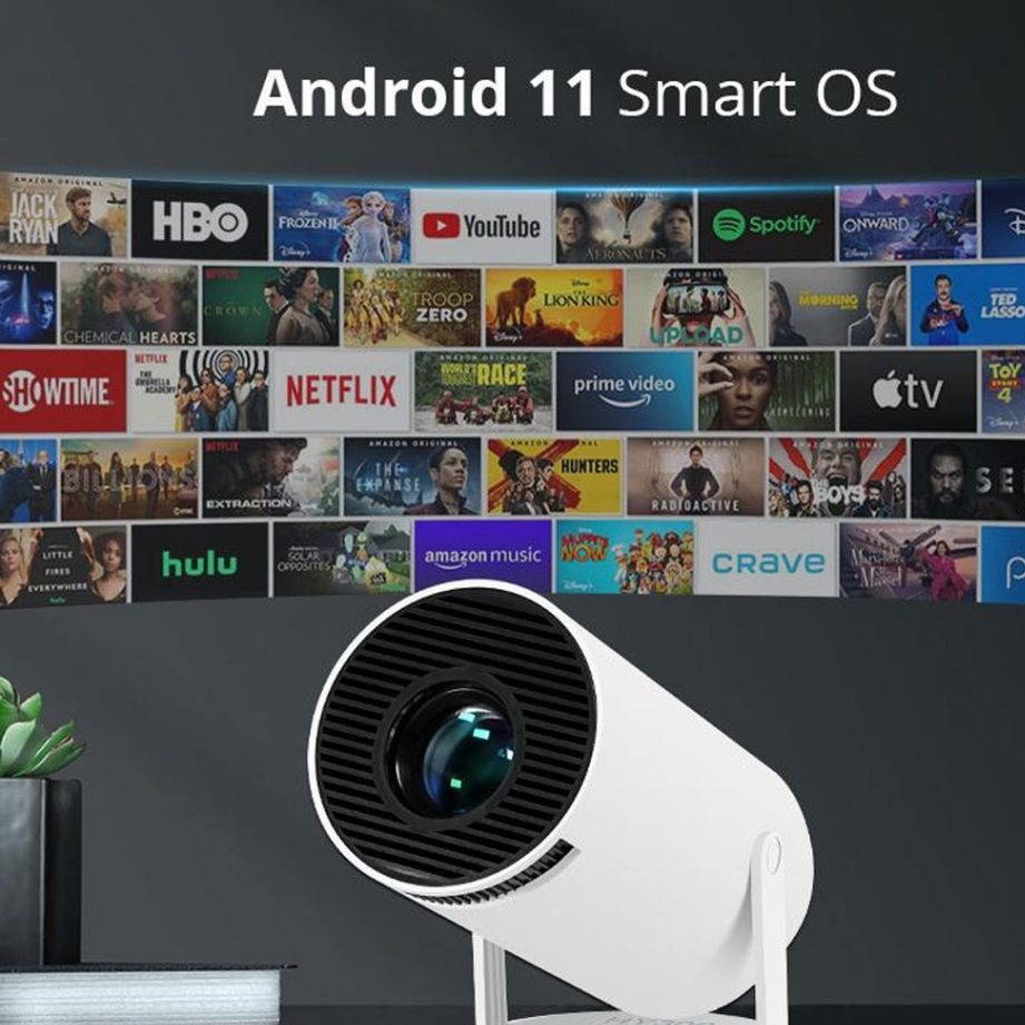 ویدئو پروژکتور پرتابل مدل HY300 کیفیتHD رم 2 حافظه 16جدید